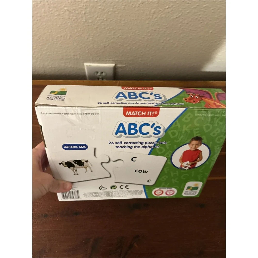 The Learning Journey - Match it! ABC - 26 Self Correcting Alphabet Puzzle‎ Sets